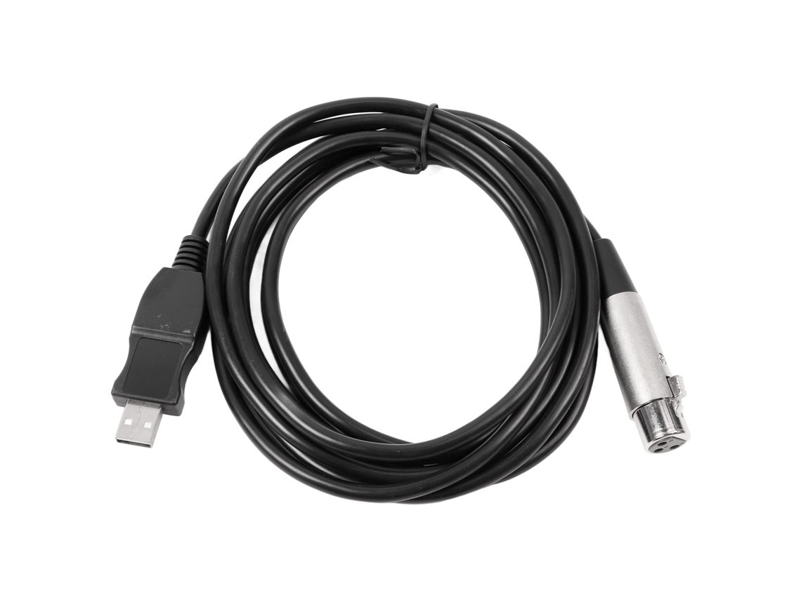 Cable De Micrófono Usb A Xlr Profesional Con Señal Estable, 3 M/9,8 Pies, Convertidor Para Pc, Grabable.