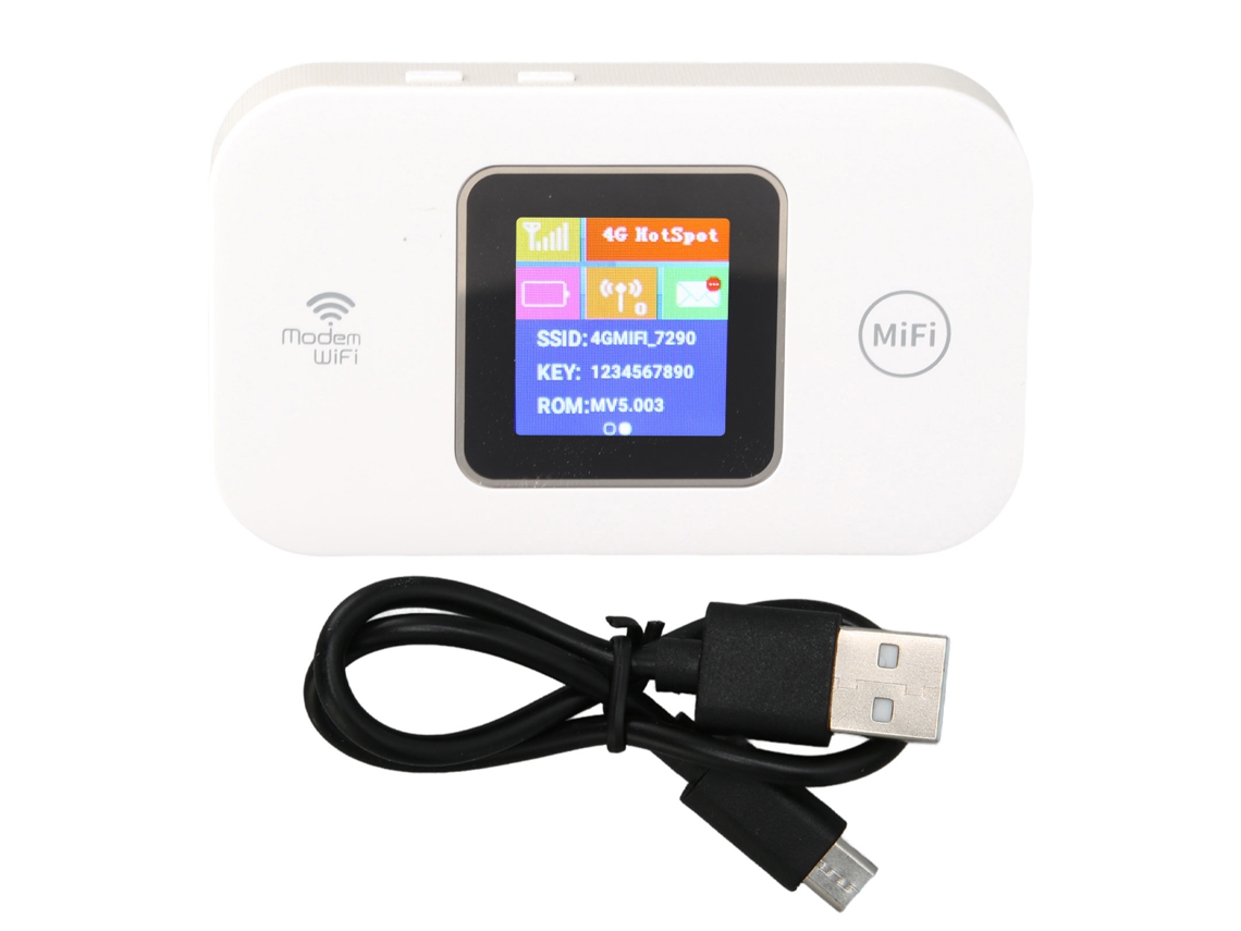 Punto De Acceso Wifi Móvil Con Ranura Para Sim 4g Lte 150mbps Portátil Para Viajes Soporta 10 Usuarios