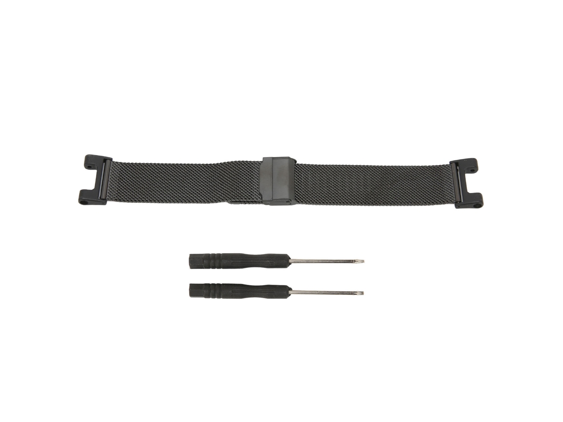 Correa De Malla Metálica Para Reloj Inteligente Amazfit Trex Pro (repuesto) - Negra