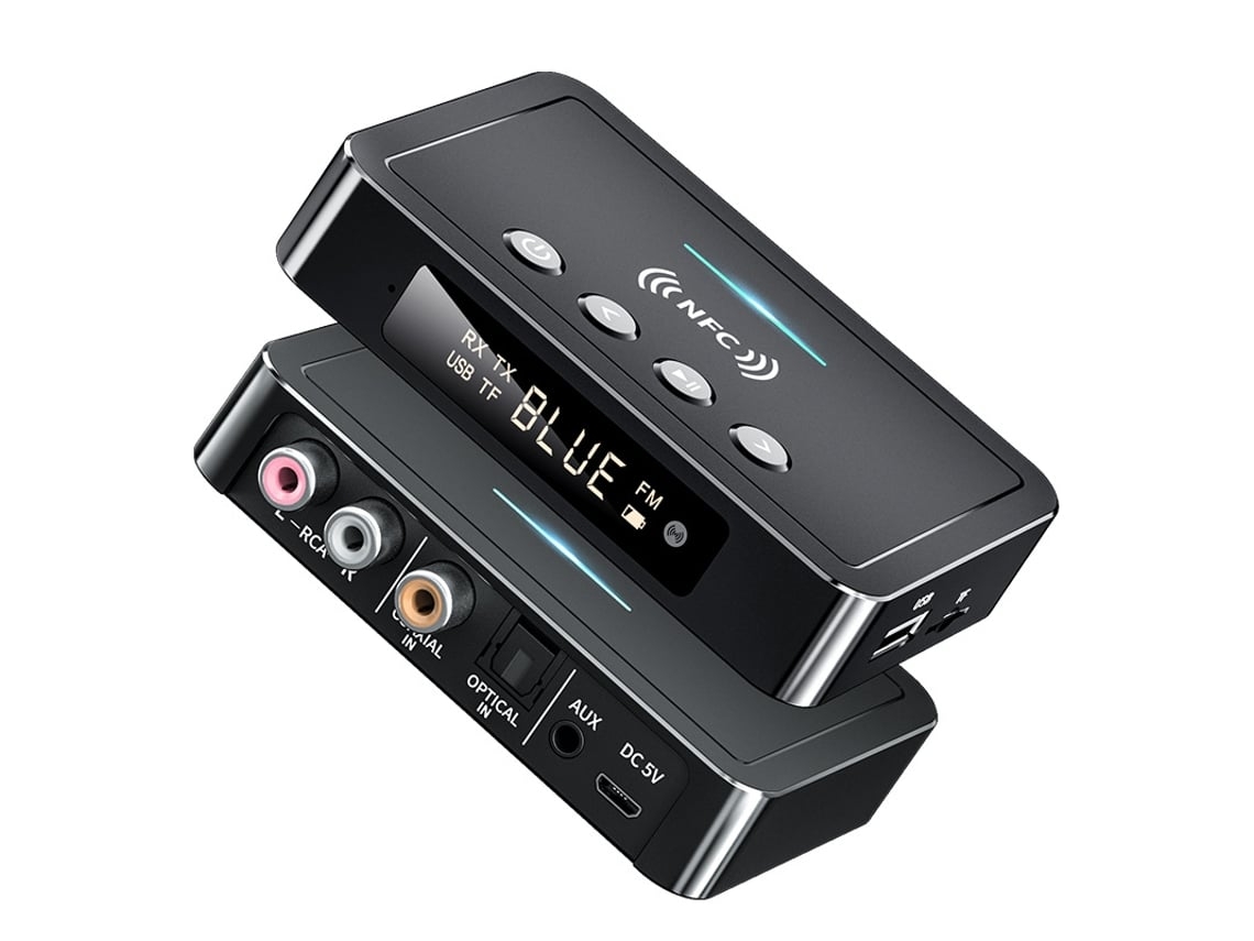 Receptor Bluetooth 5.0 Estéreo, Aux/rca/óptico, Nfc, Adaptador Audio Para Tv