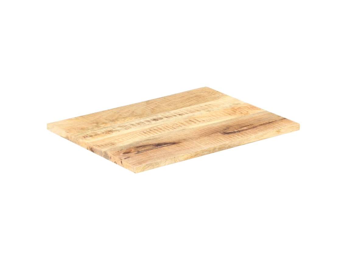 Tablero De Mesa | Tablero De Escritorio | Superficie De Mesa Madera Maciza De Mango 25-27 Mm 90x70 Cm