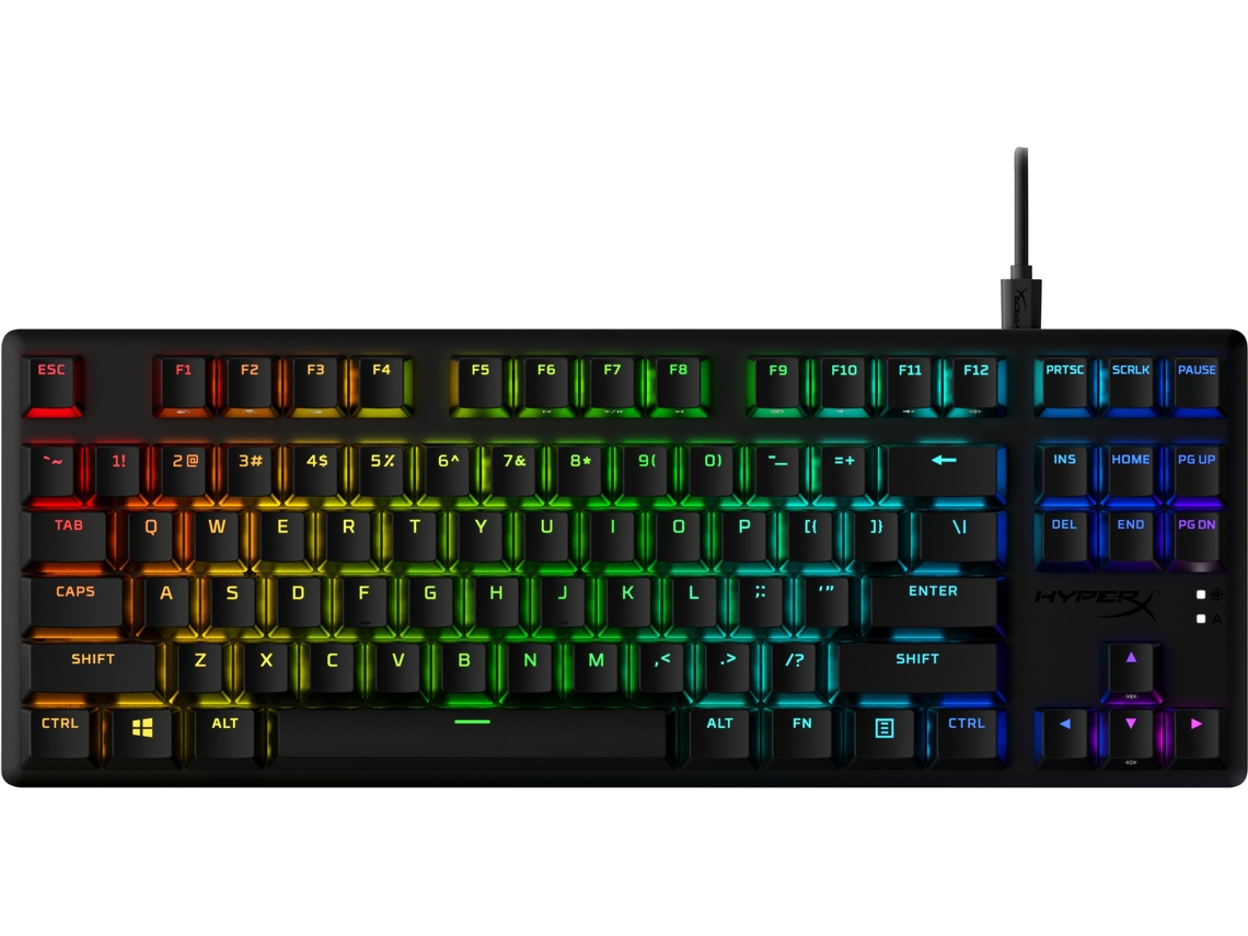 HyperX Teclado mecánico gaming Alloy Origins Core PBT HX aguamarina HP