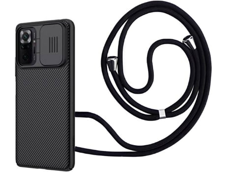 Funda Redmi Note 10 Pro Camshield con Collar Negro