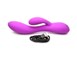Bang! - Vibrador Conejito Flexible Doble Estimulación - Morado
