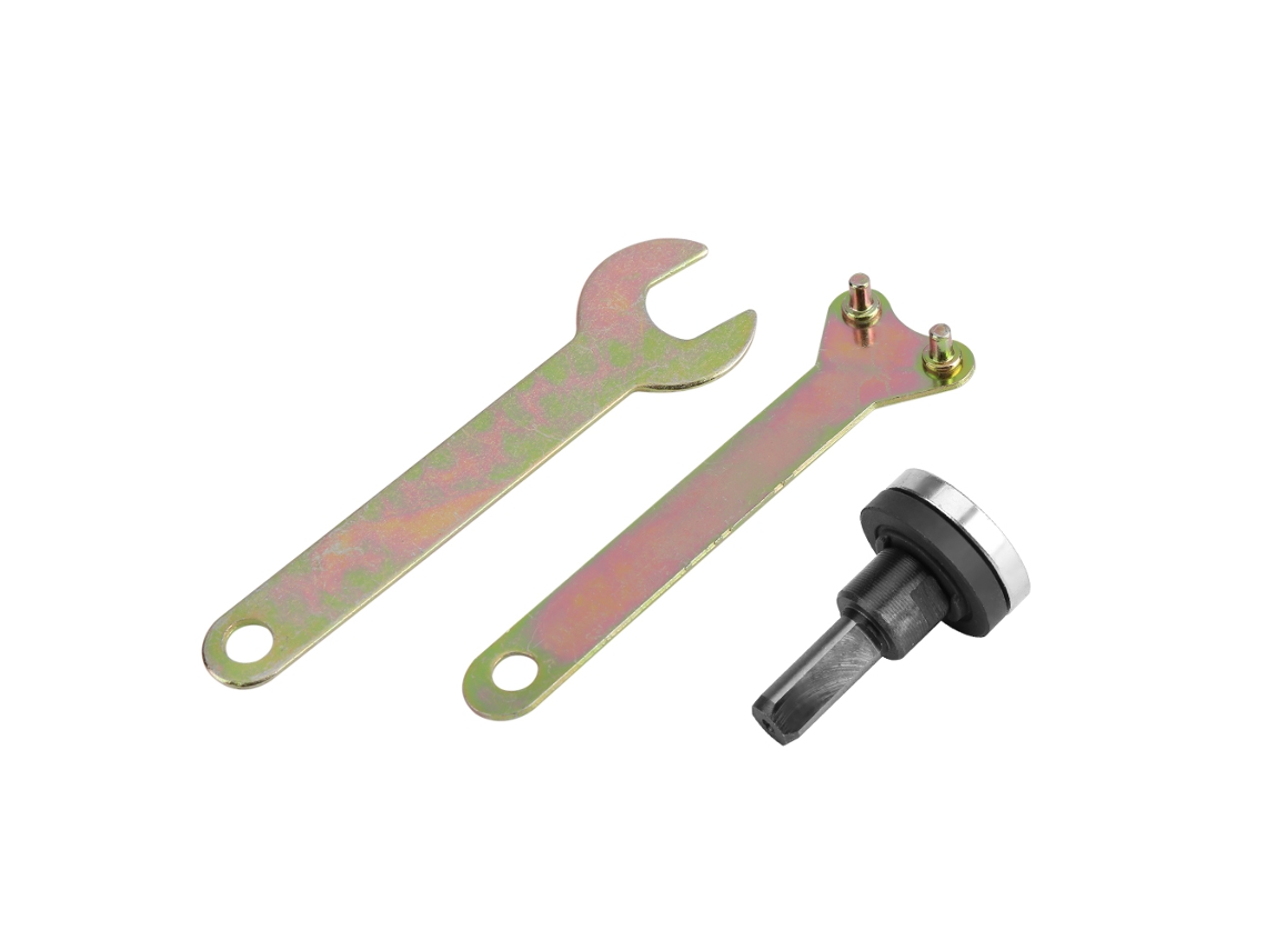 Kit De Tuercas De Brida Internas Y Externas Con Llave Para Pulidora Angular (mango De 10 Mm)