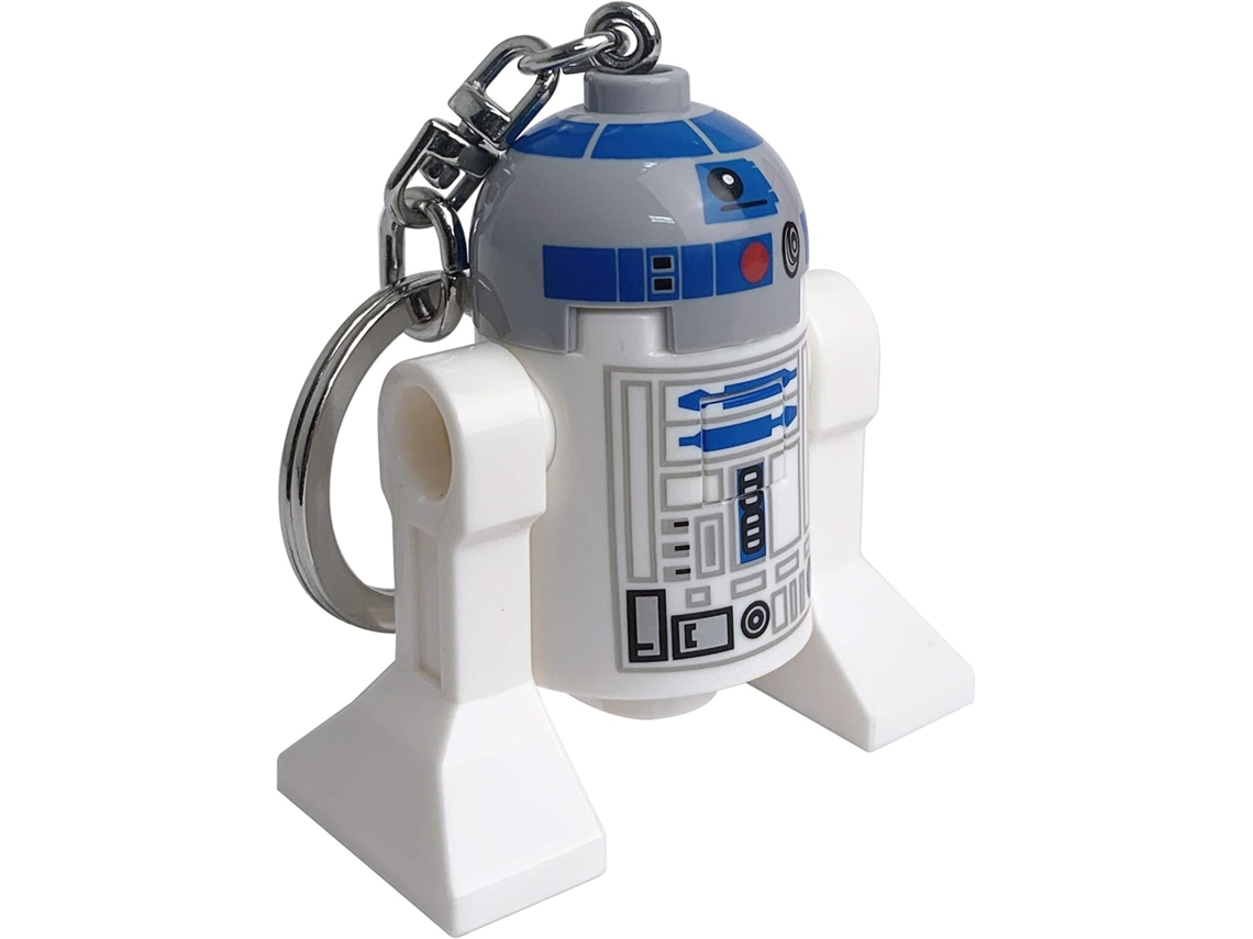 Llavero con luz R2 D2 Star Wars Lego de 7 cm