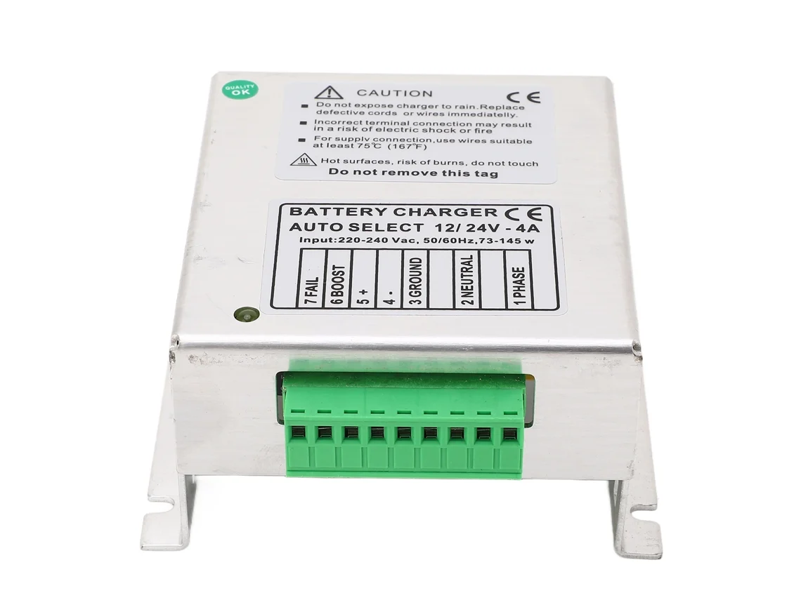 2026dz-cargador De Batería Para Generador Con Detección Automática De Voltaje 12-24vdc 220-240vac