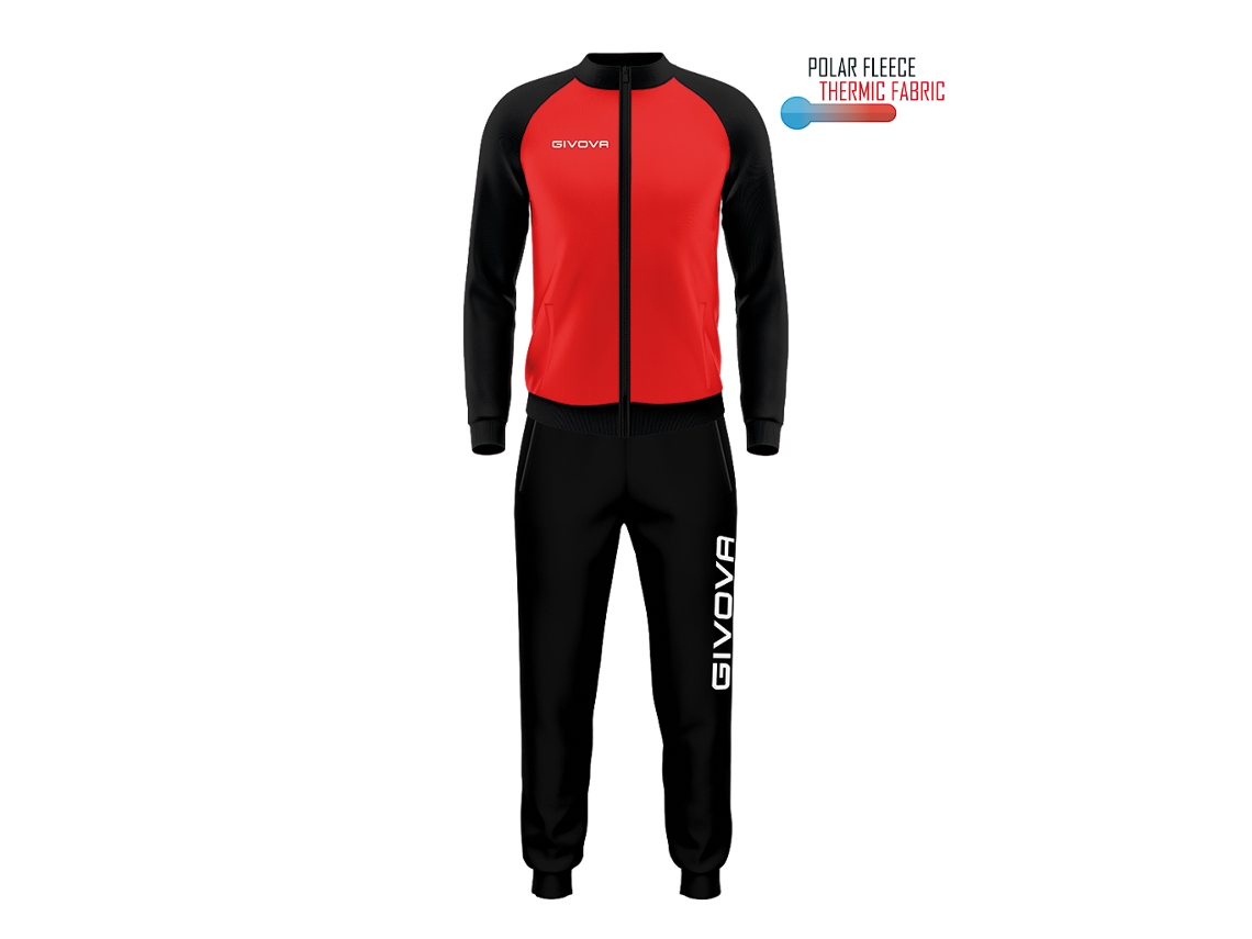 Conjunto deportivo negro Givova Cuba talla XS