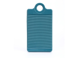 Tabla De Lavar Compacta Con Ranura Antideslizante, Ligera, De Material Pp, Portátil (azul)
