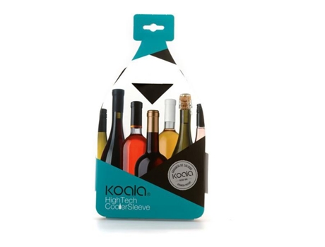 Enfriador de botellas textil negro Koala High Tech
