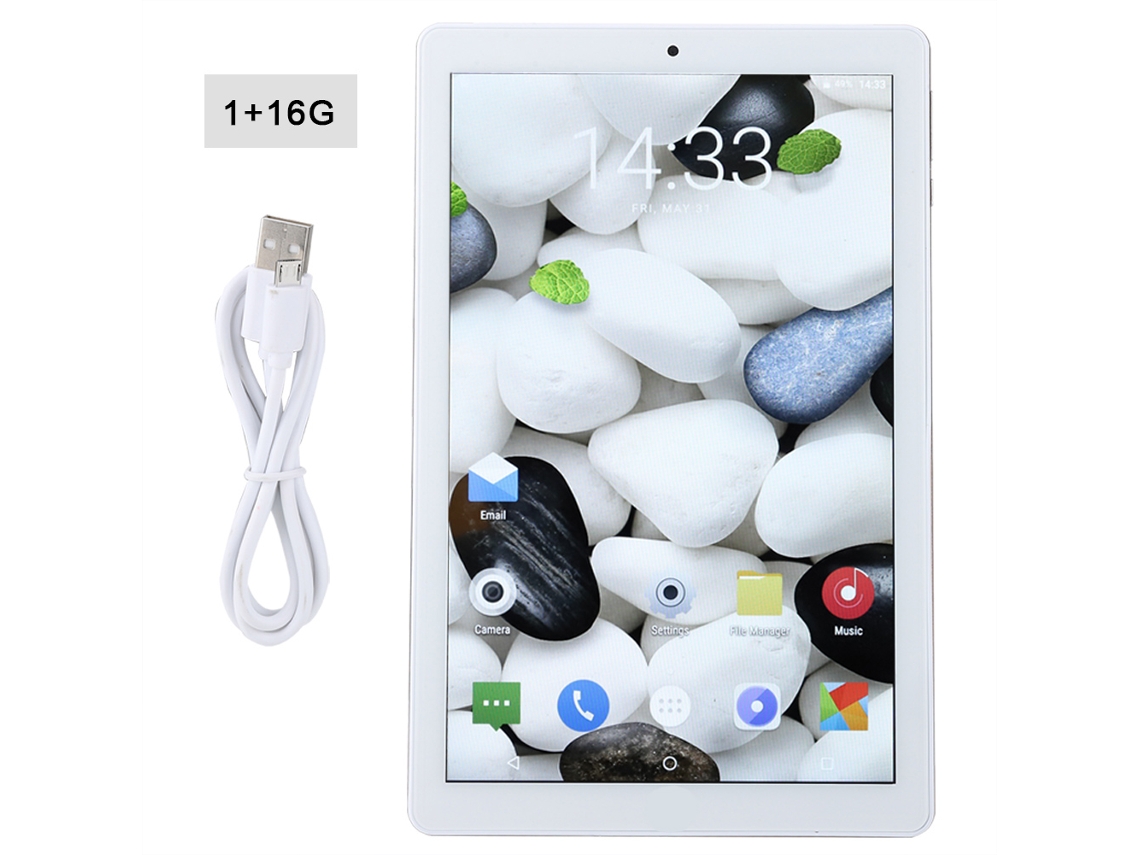 Tableta IPS HD de 10 pulgadas, Wifi, Bluetooth, doble tarjeta, 216 g, red 2 g/3 g, color dorado