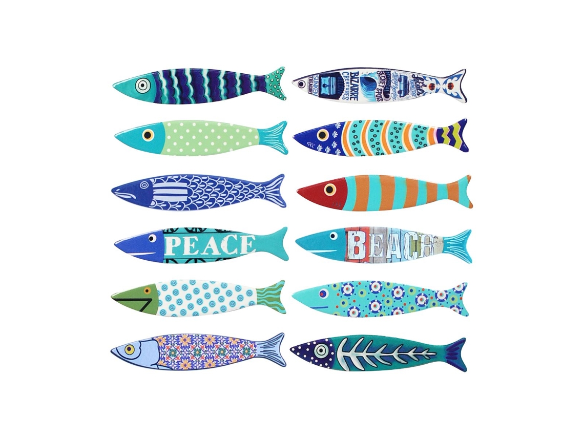 Peces Magnéticos Incluye 12 Unidades Regalo Magnéticos Colección Marinero Y Náutico Signes Grimalt BY SIGRIS
