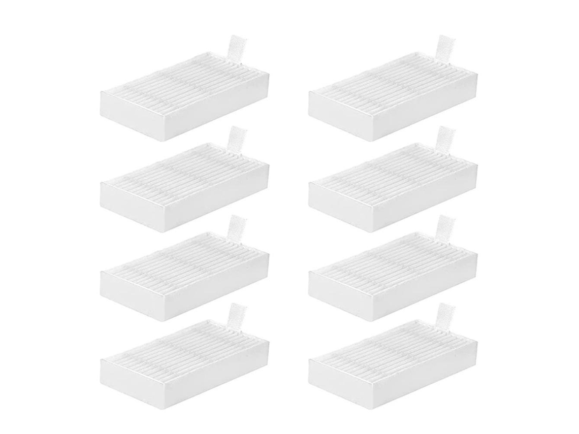 10 piezas compatibles con el filtro HEPA de la aspiradora robot Ilife V3/v5/v5s.
