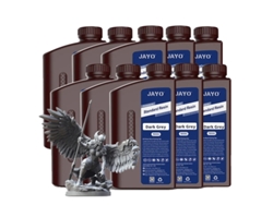 Resina 3D, alta precisión, curado rápido, estándar - Gris oscuro - 10 kg