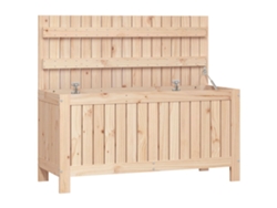 Maison Exclusive - Caja De Almacenaje Jardín Madera Maciza De Pino 108x42,5x54 Cm
