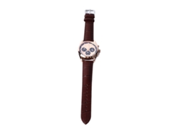 Reloj Cronógrafo De Cuarzo Para Hombre Con Correa De Piel Sintética Luminosa, Resistente Al Agua.