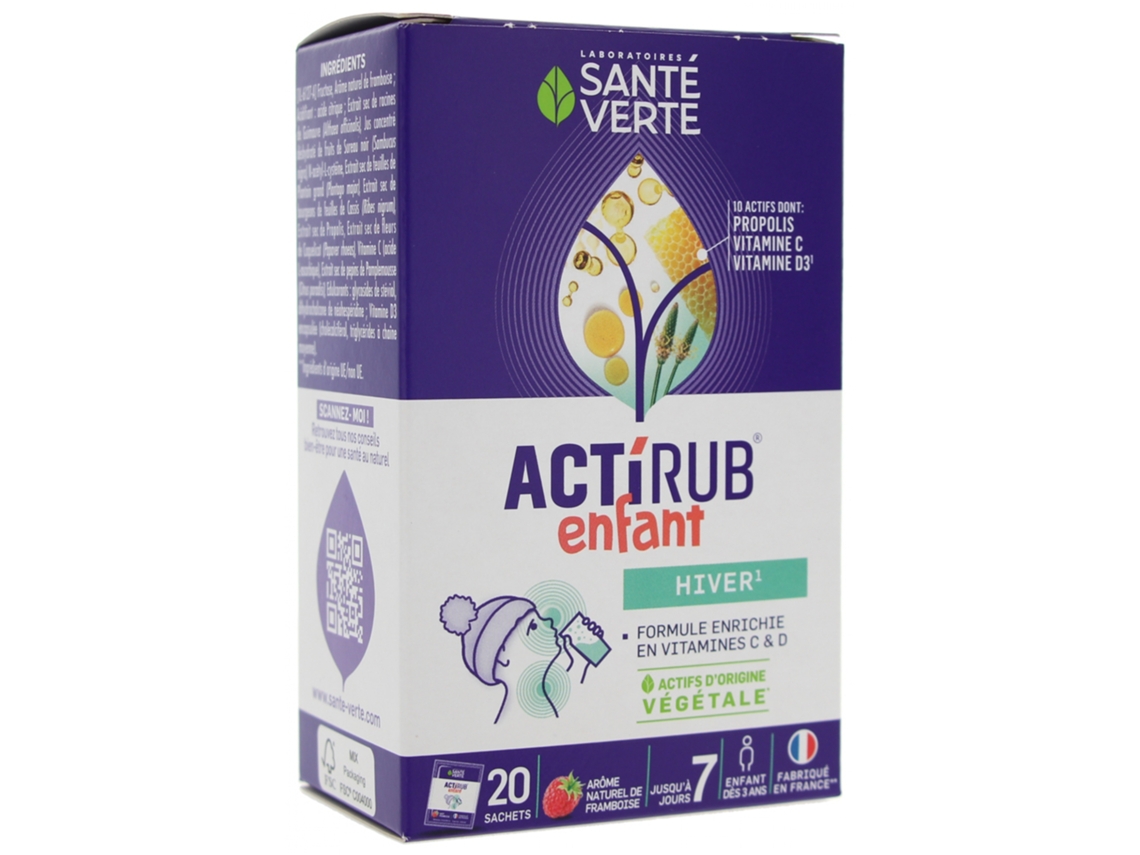 Actirub Niño 20 Sobres Sabor : Frambuesa SANTÉ VERTE