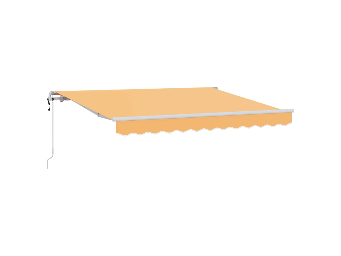 Toldo retráctil Vidaxl color arena, 3,5 x 2 m.
