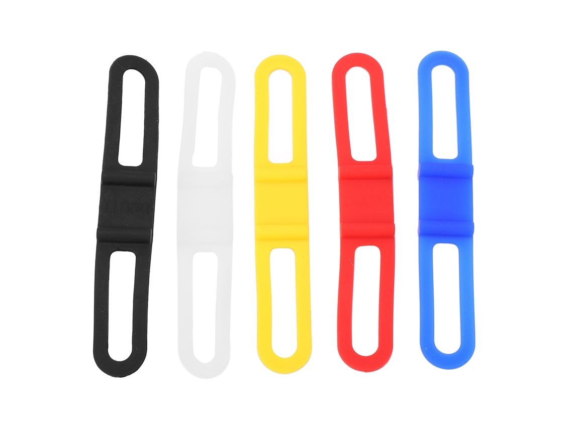 5 Correas De Silicona Para Bicicleta, Soporte Multiusos Para Faro Delantero De Bicicleta De Montaña