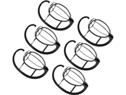 6 Pièces Soporte Perruque Présentoir Suspendu Para Plusieurs Perruques Cheveux Réglable Voyage Ba...