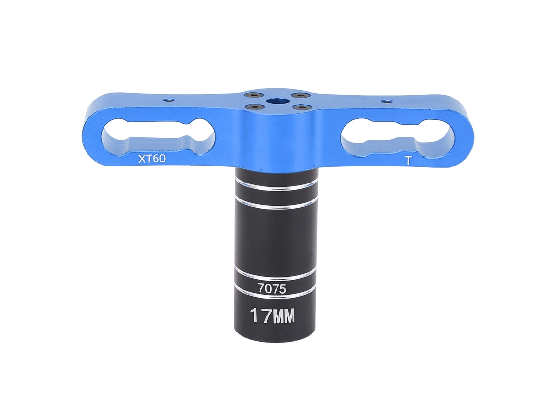 Llave Hexagonal De 17 Mm Para Coches Rc 1/8 1/10 1/12 Traxxas Axial Arrma Hsp Redcat Ecx Hpi Azul