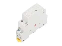 Contactor De Ca Residencial Para Riel Din, 2p, 16a, 24v, 1no, 1nc, Silencioso Y Económico.