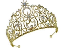 Elegante Tocado Nupcial De Aleación De Zinc Con Delicados Diseños, Ideal Para Ceremonias Y