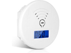Detector De Monóxido De Carbono Inteligente Con Pantalla Lcd, Cumplimiento En 50291, Botón De Prueba Y Luz Led (mini 1ud)