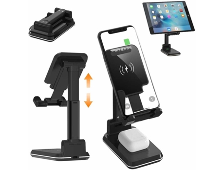 Cargador Inalámbrico CHRONUS WC7981123zx Negro