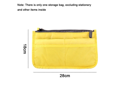 Bolsa con doble cremallera en la bolsa bolsa multifuncional para almacenamiento de cable de datos para teléfono móvil ELKUAIE