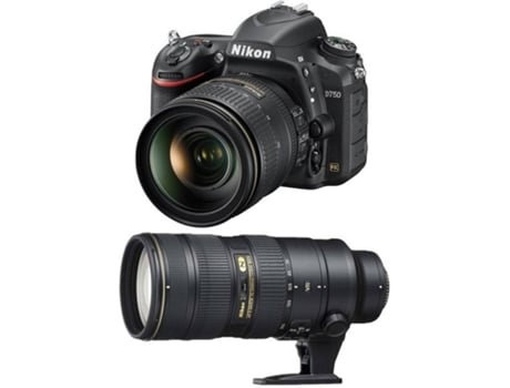 Kit Cámara Réflex NIKON D750 AF-S 24-120MM F4G ED VR + AF-S 70-200MM F2.8G ED VR II