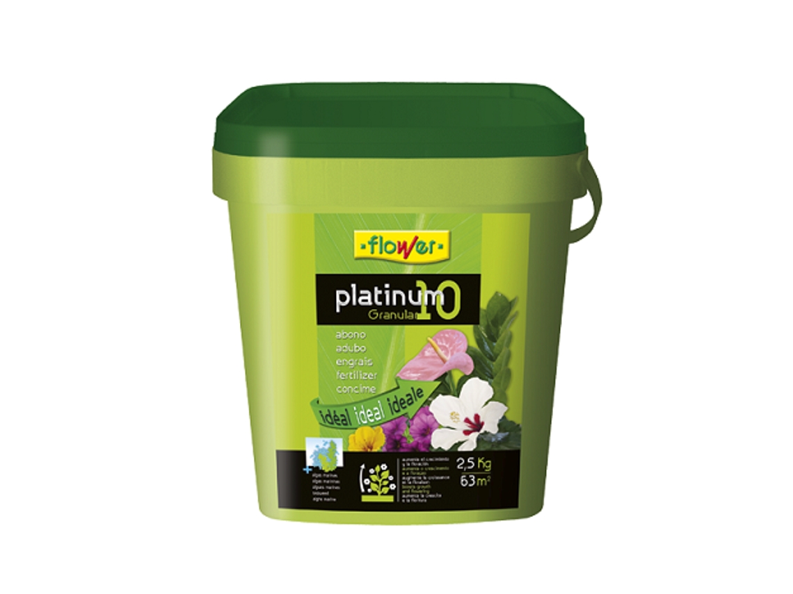 FLOWER Fertilizante Sólido Granulado Platina 10 2 5 kg