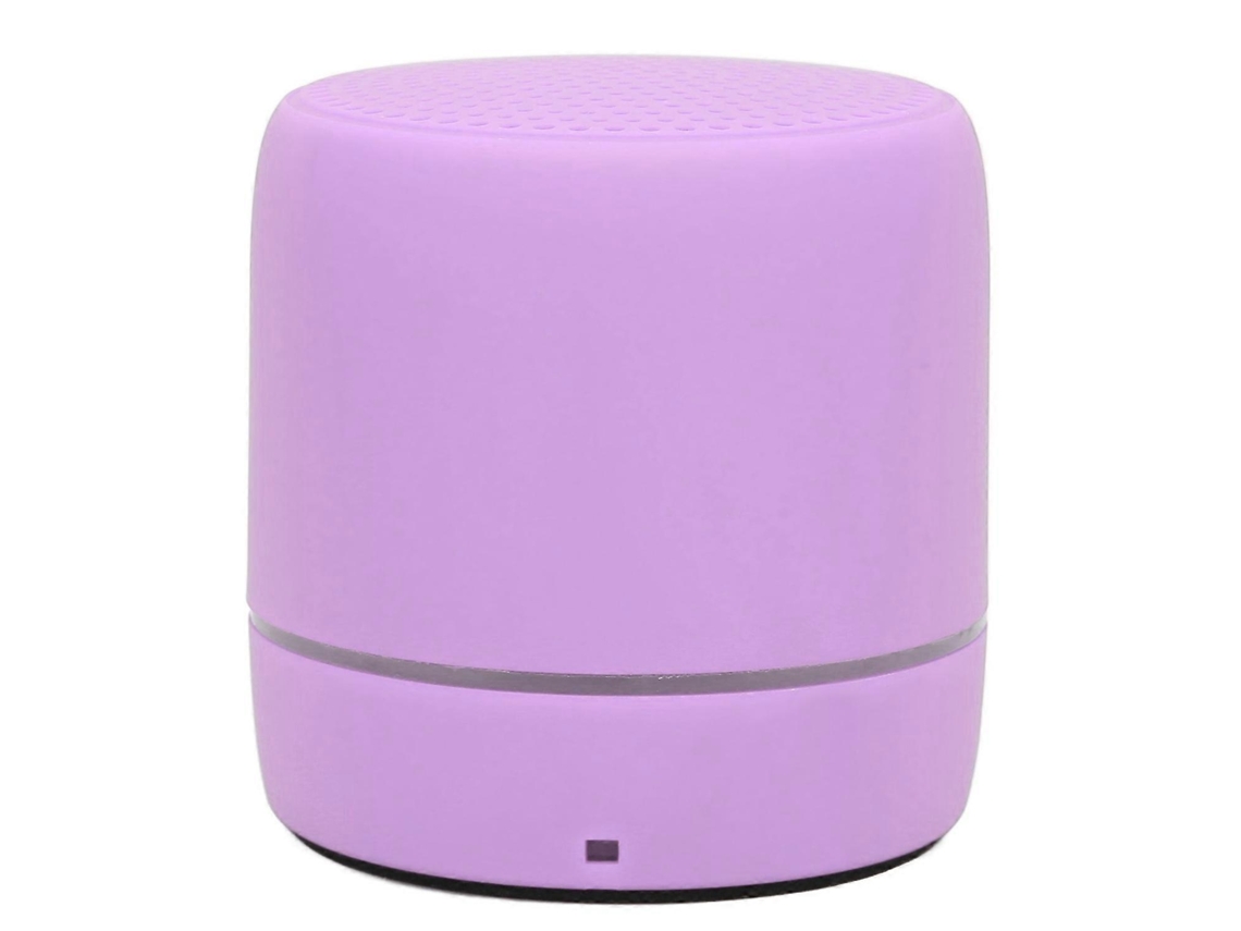 Mini altavoz Bluetooth 5.0, estéreo nítido, graves potentes, altavoz inalámbrico portátil para exteriores, morado Chennnls