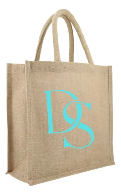 60 Sacolas De Juta Personalizadas/marca De Eventos E Casamentosvayotoy