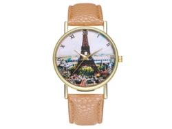 Reloj De Cuarzo Para Mujer Con Correa De Malla De Acero Inoxidable, Resistente Al Agua, Estilo Casual, Rosa Y Verde.