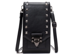 Bolso Bandolera Para Teléfono Móvil - Billetera Multifuncional Pequeña De Cuero Pu (bla Bwm)