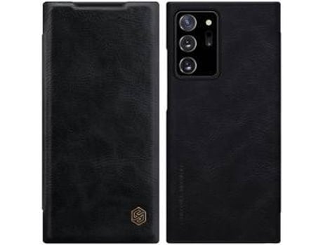 Carcasa Samsung Galaxy Note 20 Ultra LMOBILE Libro Horizontal Nillkin Negro