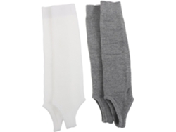 2 pares de calcetines de baile para mujer, calentadores de piernas de punto para el tiempo libre y ocasiones especiales.