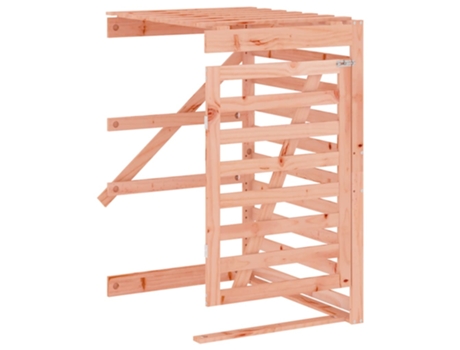 Extensión Para Cobertizo De Cubo De Basura Madera Abeto Douglas VIDAXL