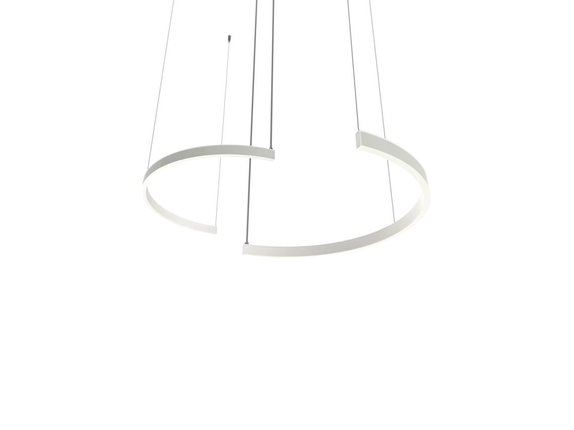 LUMICOM | Half Lampara De Techo Lineal X2 Monocolor Mate