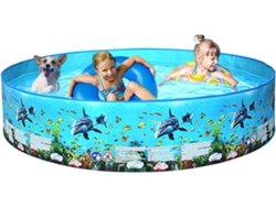 Piscina Plegable,piscina Para Mascotas Antideslizante Niños Y Perros, Gruesa Bebés, Niñas, Perritos