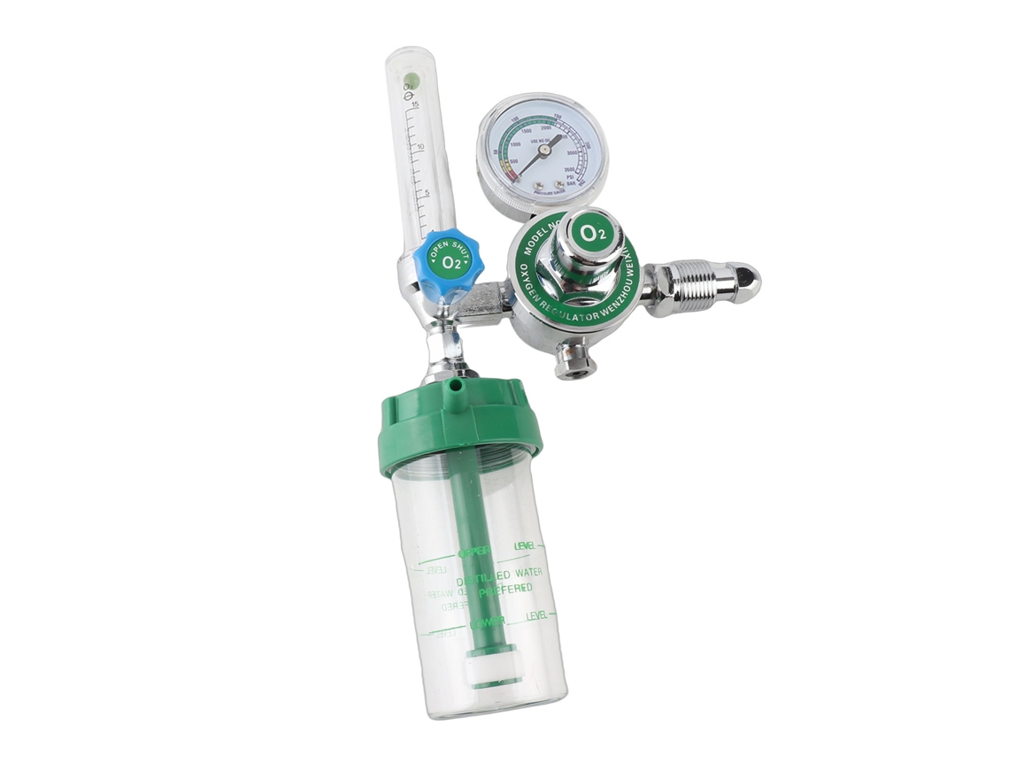 Regulador De Presión Para Inhalador De Oxígeno Wx-yq-02 Con Medidor De Oxígeno, Rosca Macho G5/8-14