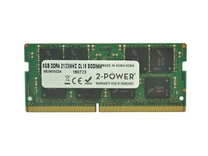 Memoria RAM DDR3 2-POWER MEM5503A (1 x 8 GB - 2133 MHz - CL 15 - Verde)