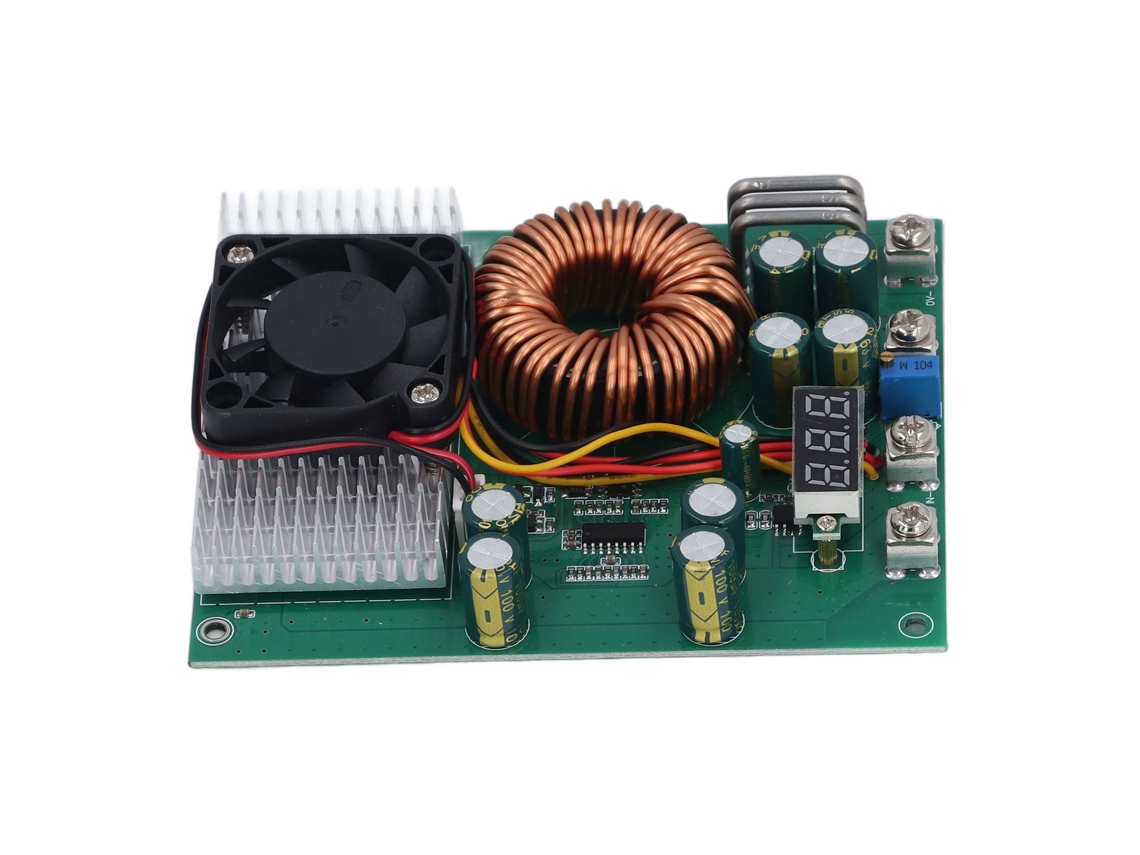 Módulo reductor DC-DC ajustable de 1000 W y 50 A, de 25-90 V CC a 2,5-50 V CC, con pantalla para herramientas eléctricas.