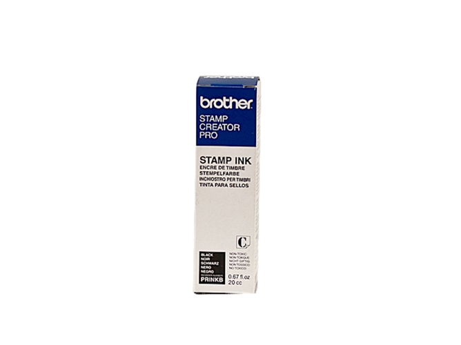 Tinta Original BROTHER para reentintado negro 12 unidades de 20 cc para máquina de sellos SC-2000USB