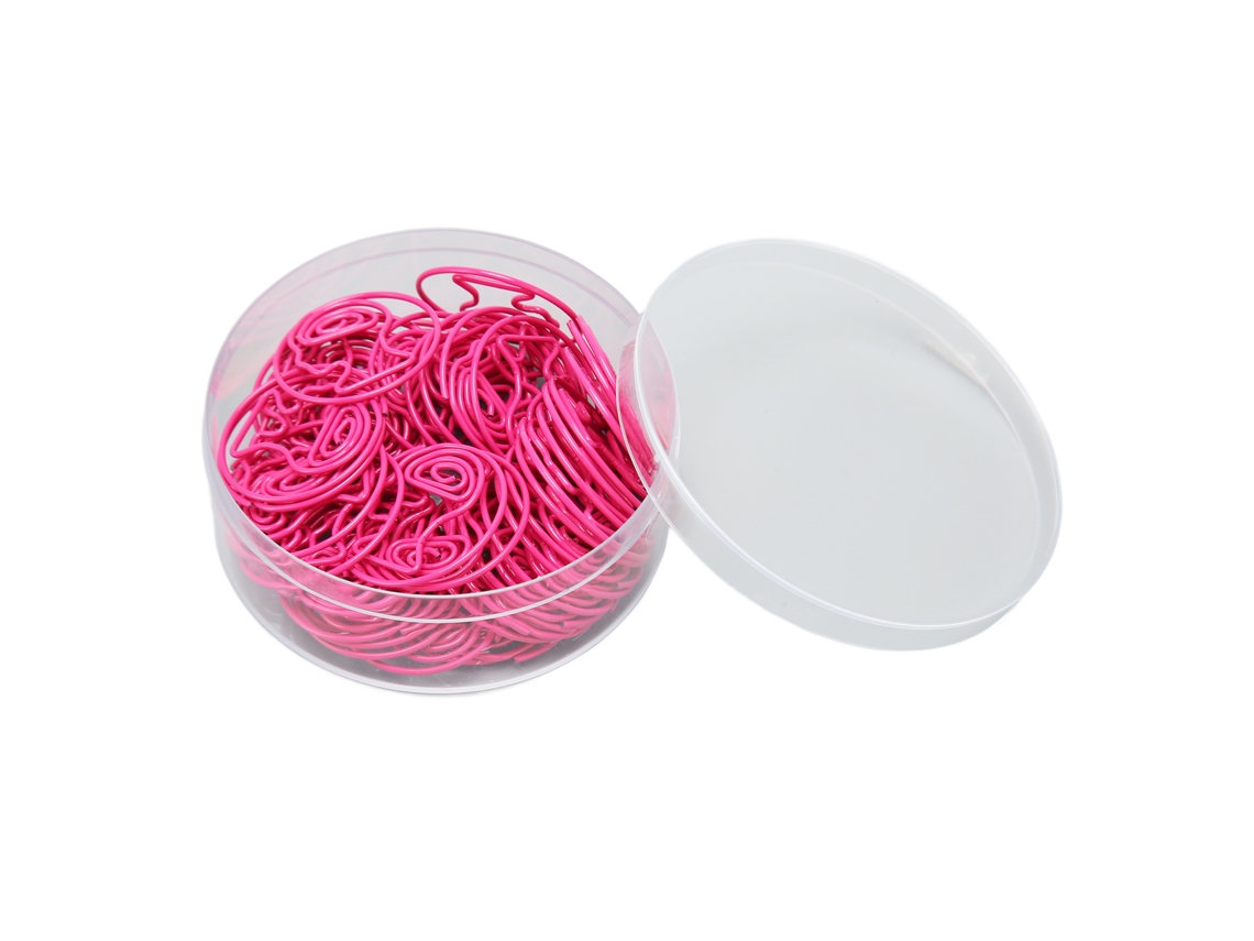 50 Pcs Clips De Papel Portátiles Ligeros Con Forma Única Anti-deslizante Para Organización De Archivos En Oficina Y Escuela