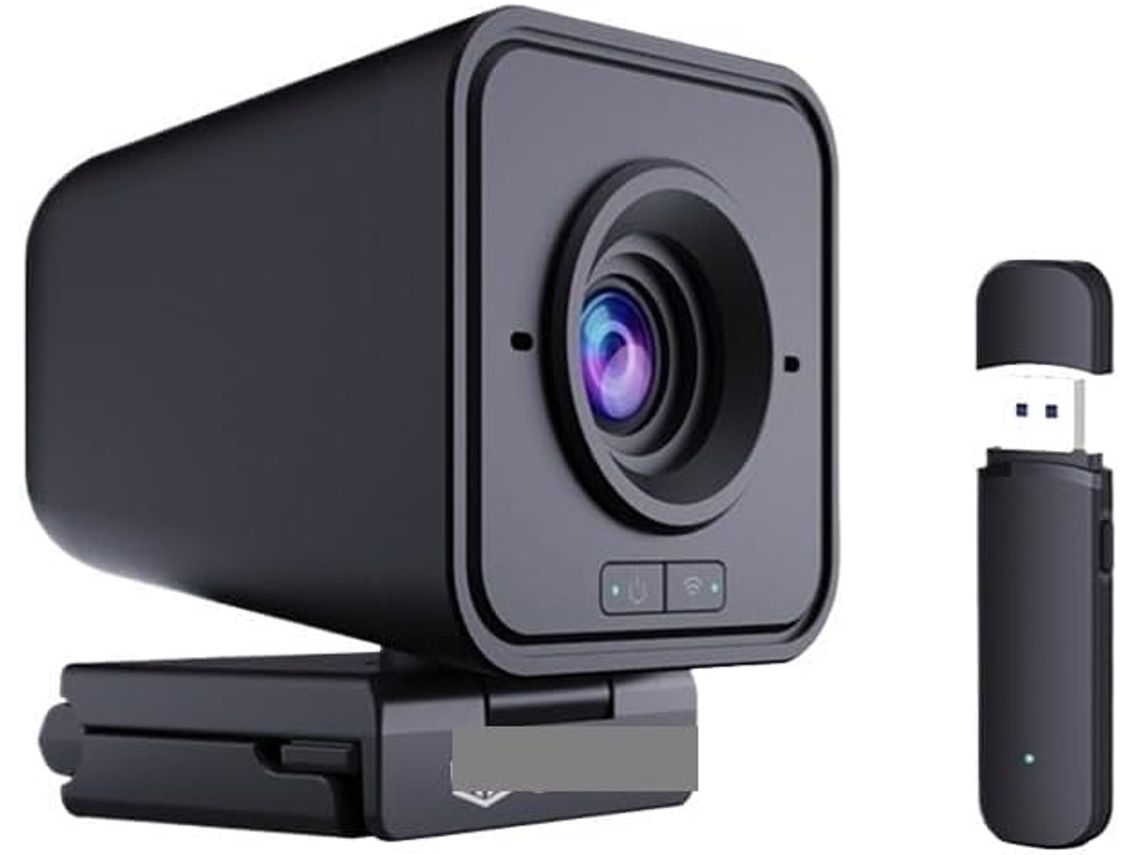 Cámara Web Inalámbrica 1080p Con Micrófono, 2,4 Ghz, Para Videollamadas En Streaming.