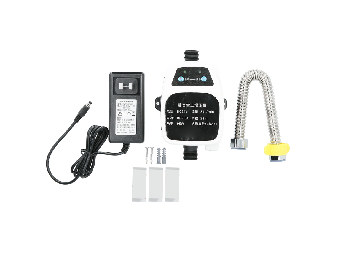 Bomba automática de aguas residuales de 95 W para calentadores solares de agua, 1/2 pulgada, DC24V (AC100-240V), tubos pequeños
