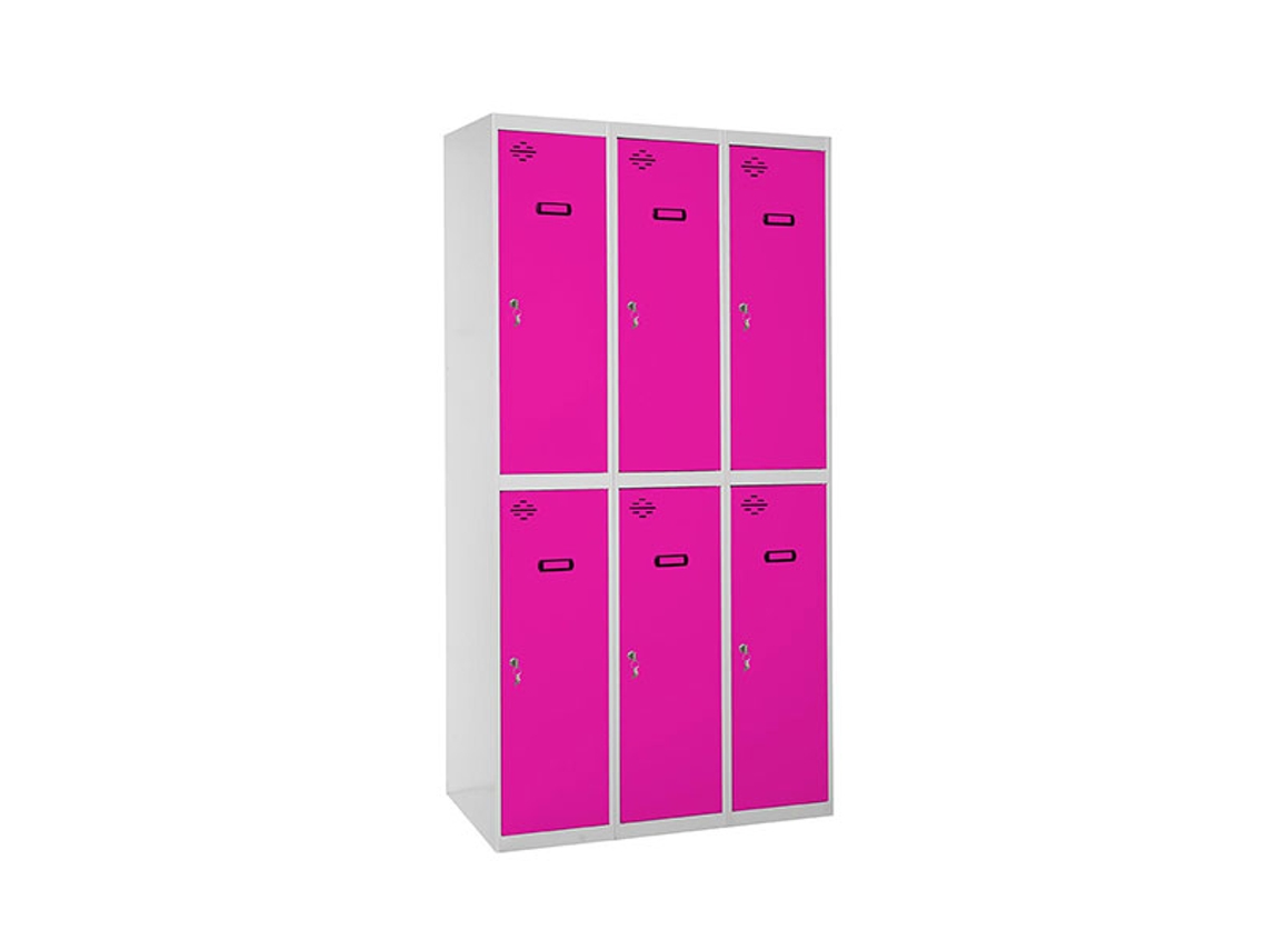 Simonlocker Profesional Tandem Desmontable 3/6 300 900 Gris/Rojo SIMON RACK