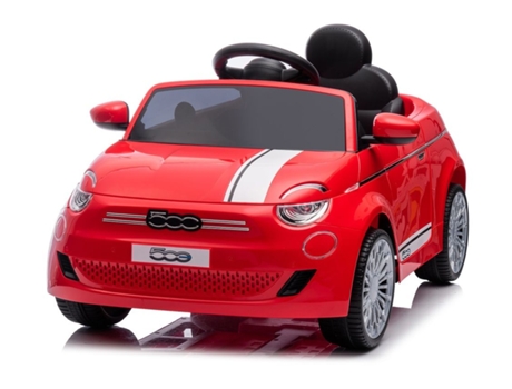 Coche eléctrico FIAT 500 de Chipolino white
